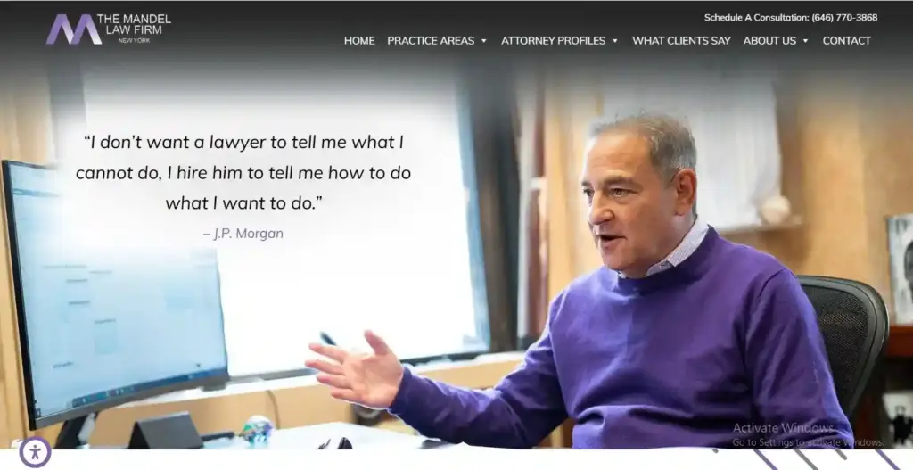 Law firm consultation banner