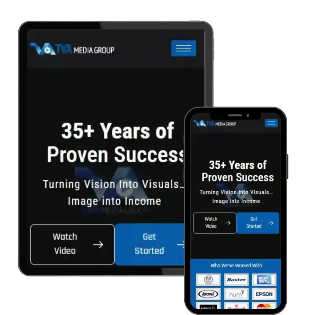 TVA Media Group mobile website