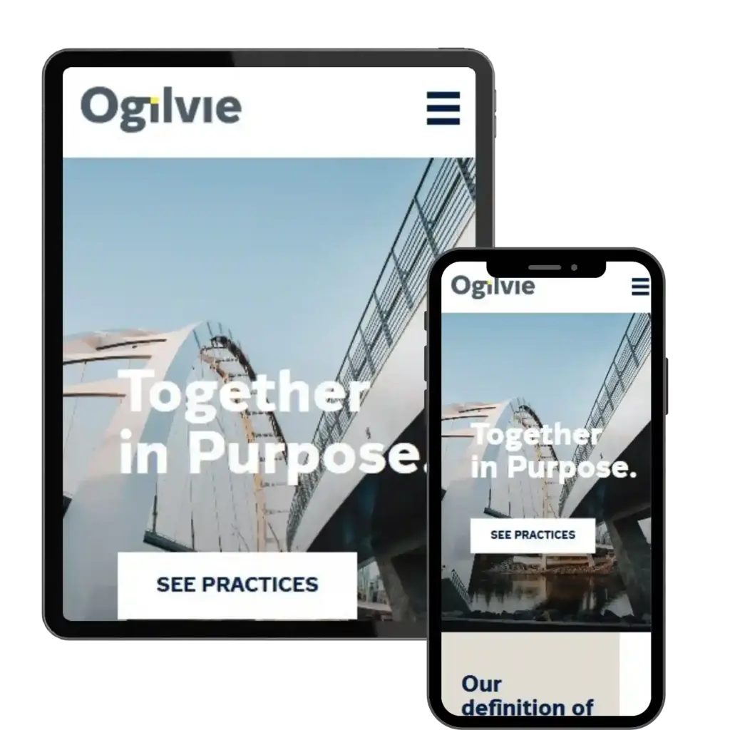 Ogilvie responsive website design