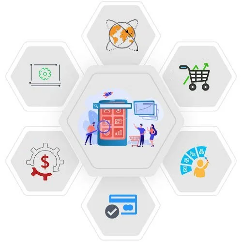 E-commerce platform illustration