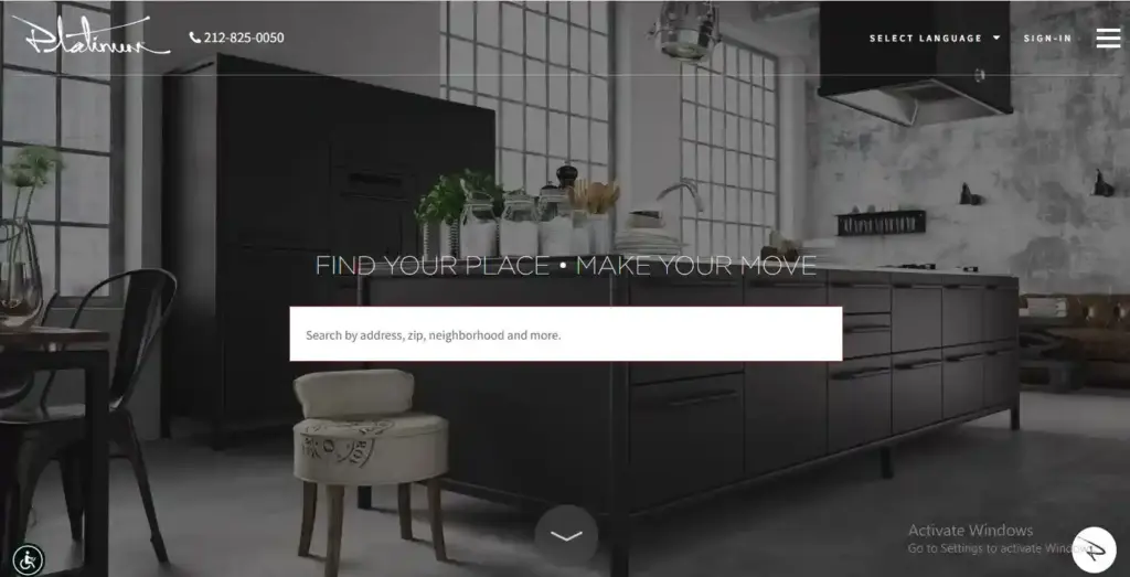 Modern kitchen interior banner2