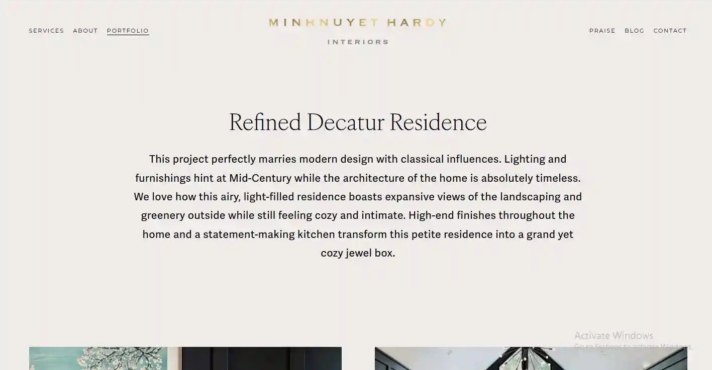 Refined Decatur Residence interior design