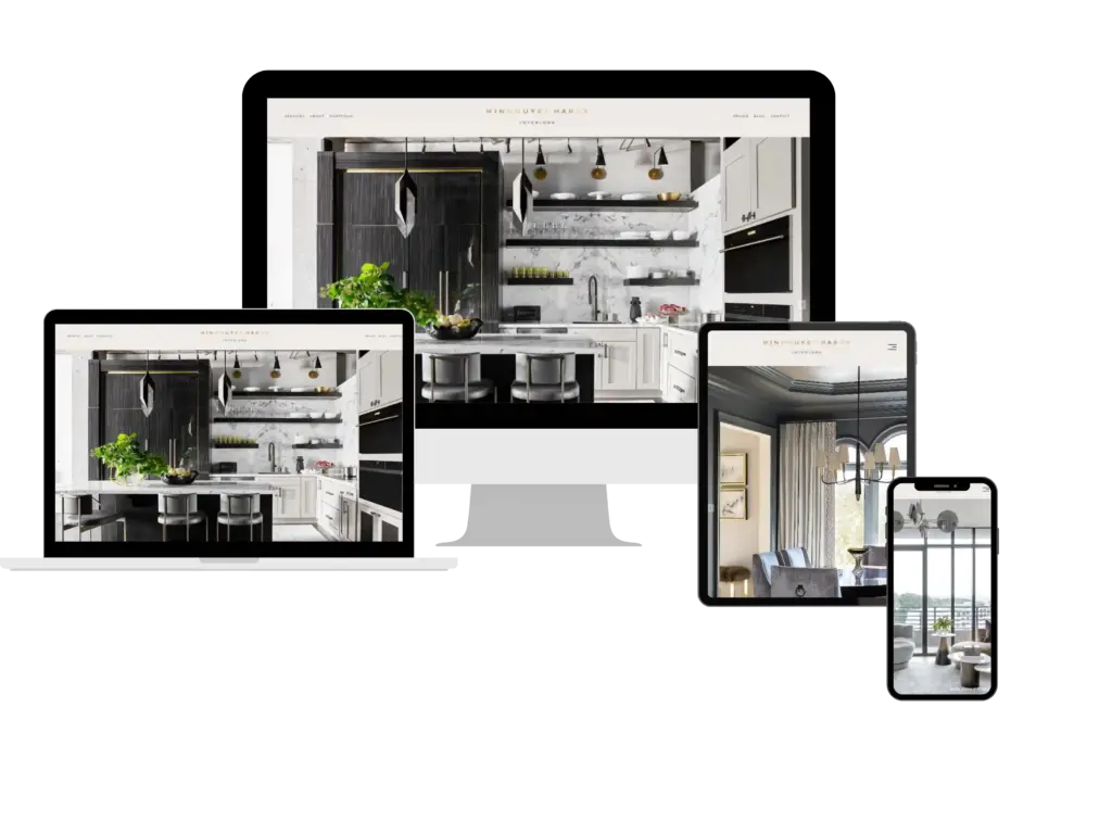 Responsive interior design website