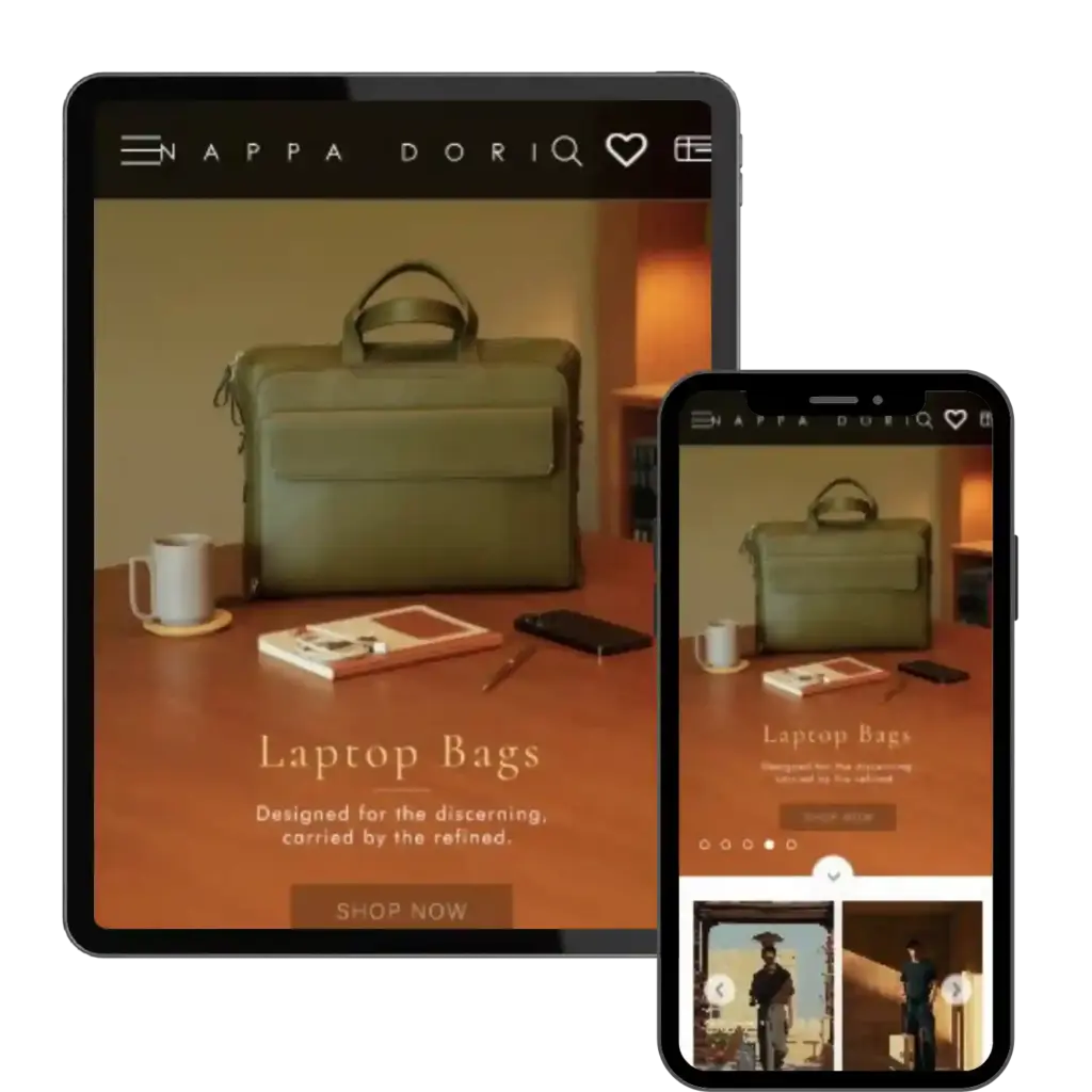 Laptop bags mobile view preview