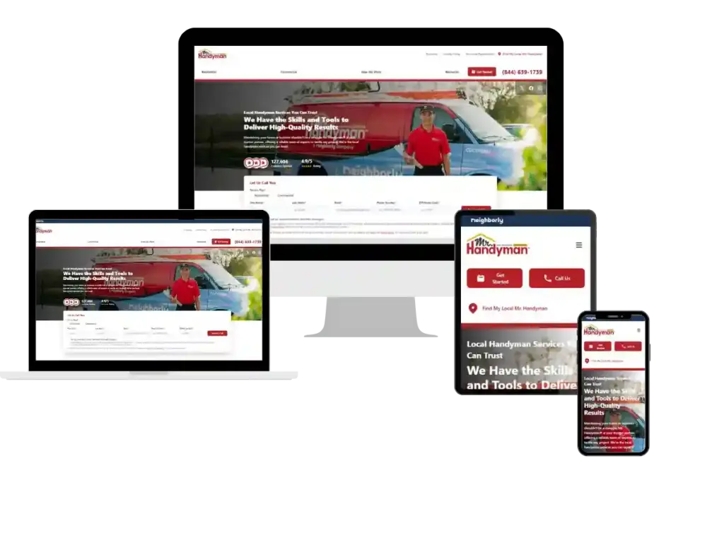 Mr. Handyman website responsive design